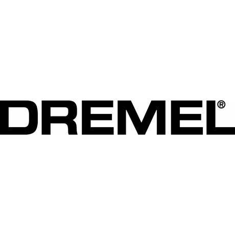 Schwarzes Dremel-Logo in fetten Großbuchstaben auf weißem Hintergrund.