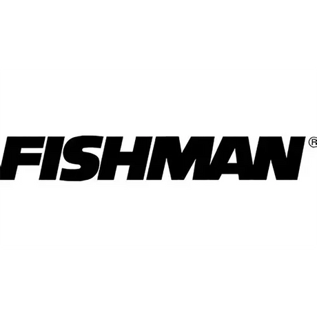 Das Wort FISHMAN in fetten, schwarzen Großbuchstaben auf weißem Hintergrund.