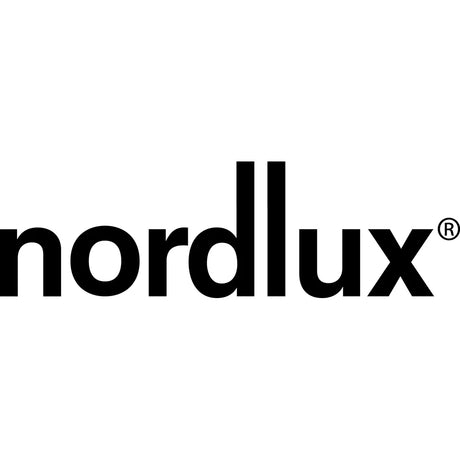 Schwarzes nordlux-Logo in fetten Kleinbuchstaben auf weißem Hintergrund.