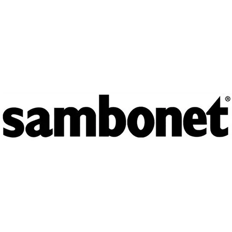 Sambonet-Logo in fetten, schwarzen Kleinbuchstaben auf weißem Hintergrund.