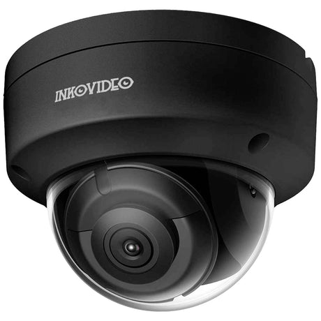 Die INKOVIDEO V-811-8MB 4K 8MP PoE-Dome-Kamera verfügt über eine durchsichtige Abdeckung, Schutz vor Vandalismus und ist ideal für die Decken- oder Wandmontage geeignet.